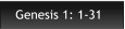 Genesis 1: 1-31